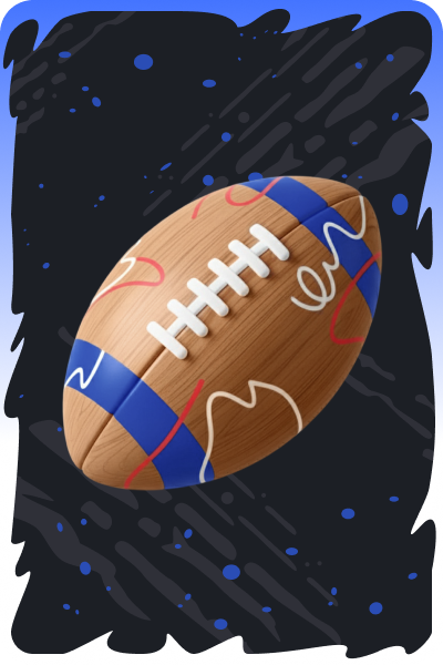 Platziere eine Einzelwette auf American Football